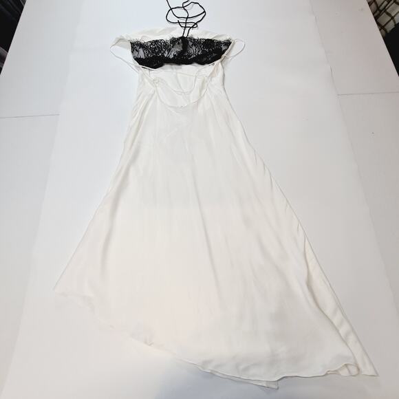 L'Academie Azaria Midi Dress in White & Black - Picture 10 of 12